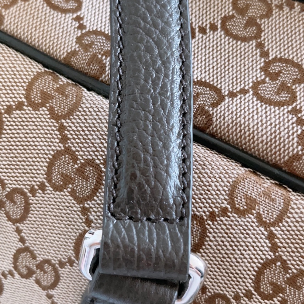 Gucci Luggage GG Guccissiama Monogram Canvas Boston Carry On Duffle Travel Bag - Picture 11 of 16